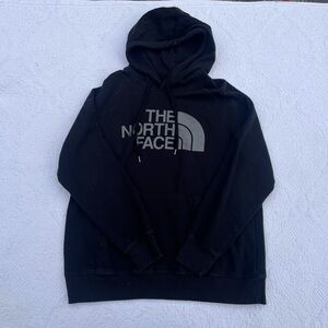 The North Face Half Dome Hoodie Women’s L Black Large Hooded Sweatshirt TNF